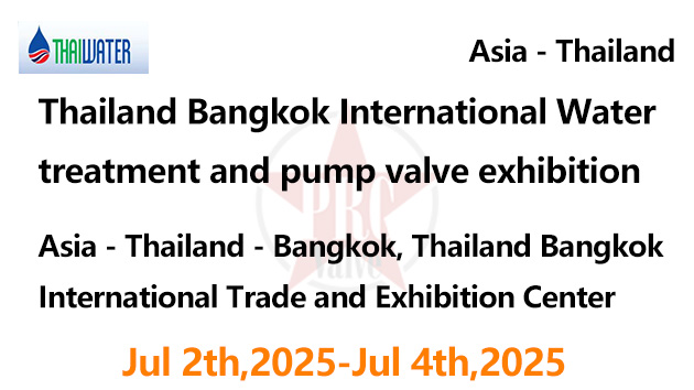 Thailand Bangkok International Water treatment and pump valve exhibition