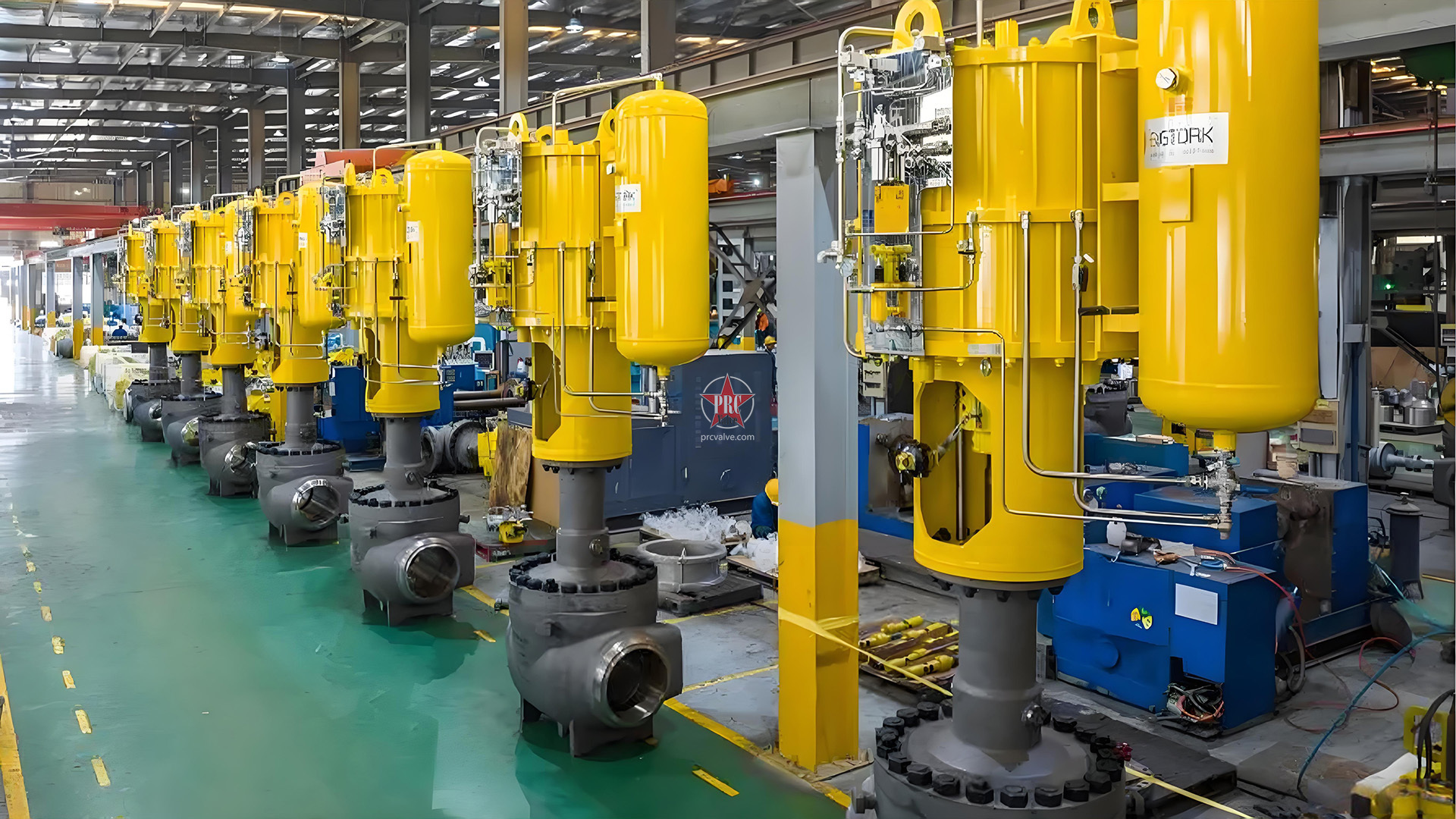 202台高温大口径气动轨道球阀即将交付！道森阀门“一带一路”重点项目进入倒计时