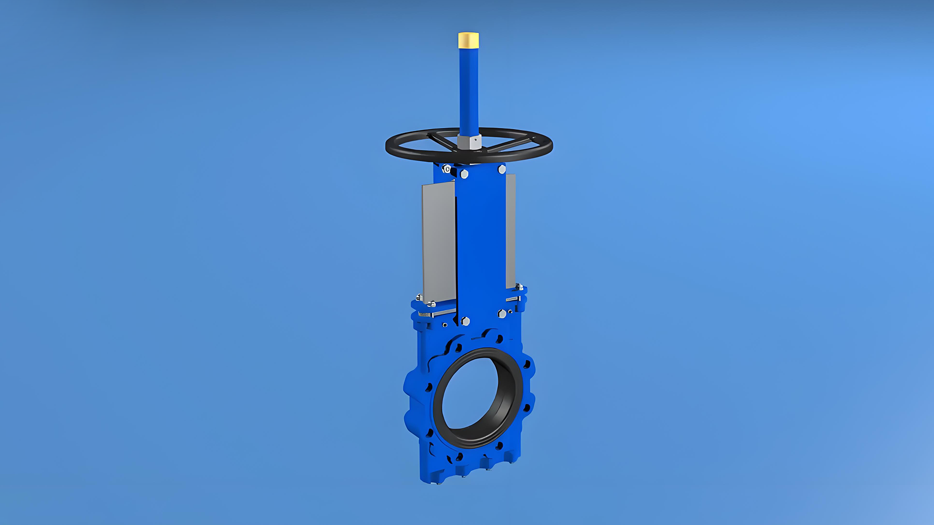 knife gate valve working animation（刀型闸阀）