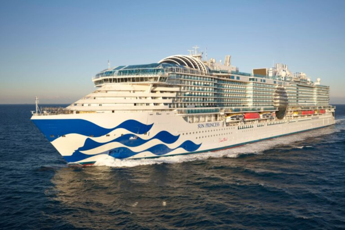 LNG-Powered Sun Princess, Largest Ship Ever Built in Italy, Delivered