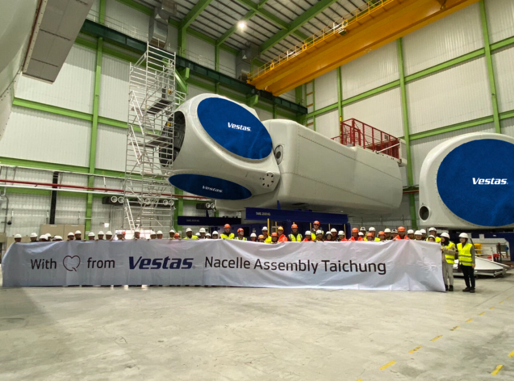 Vestas Unveils First Offshore Wind Turbine Nacelle in Taiwan