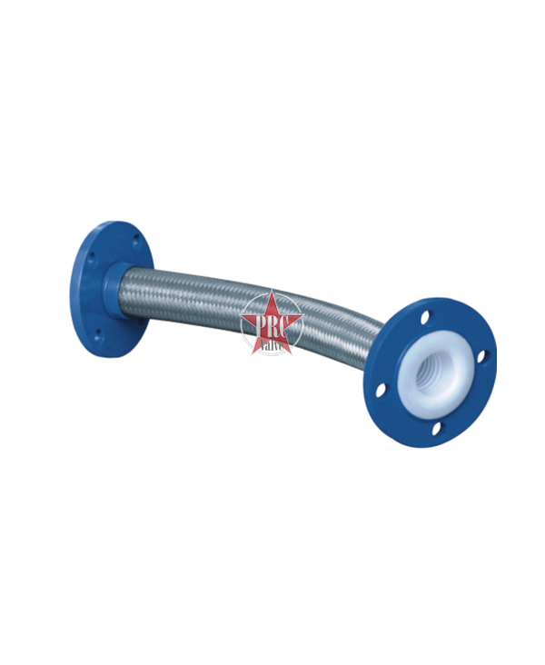 Fluorine lined metal hose joint