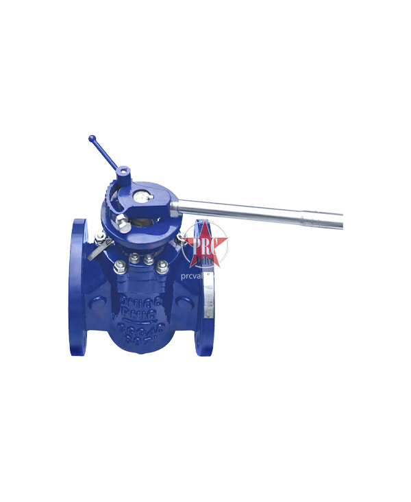 Manual eccentric plug valve