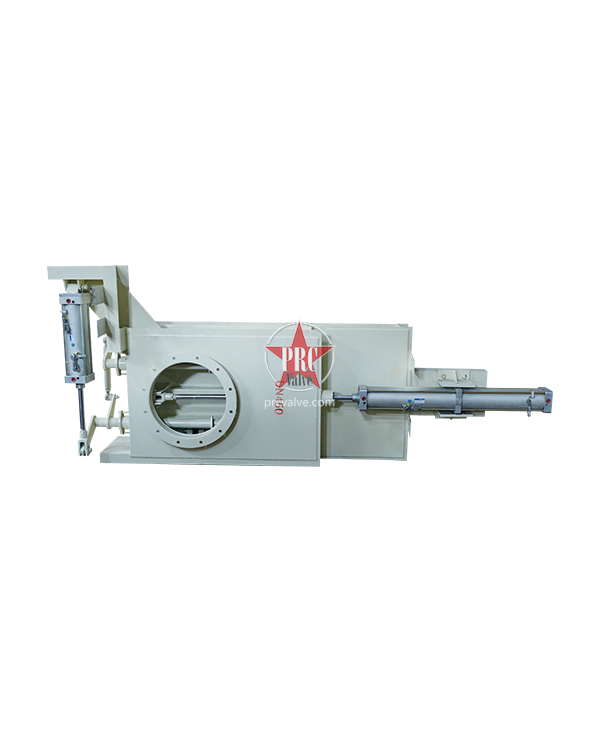 Plug-in pneumatic isolation door