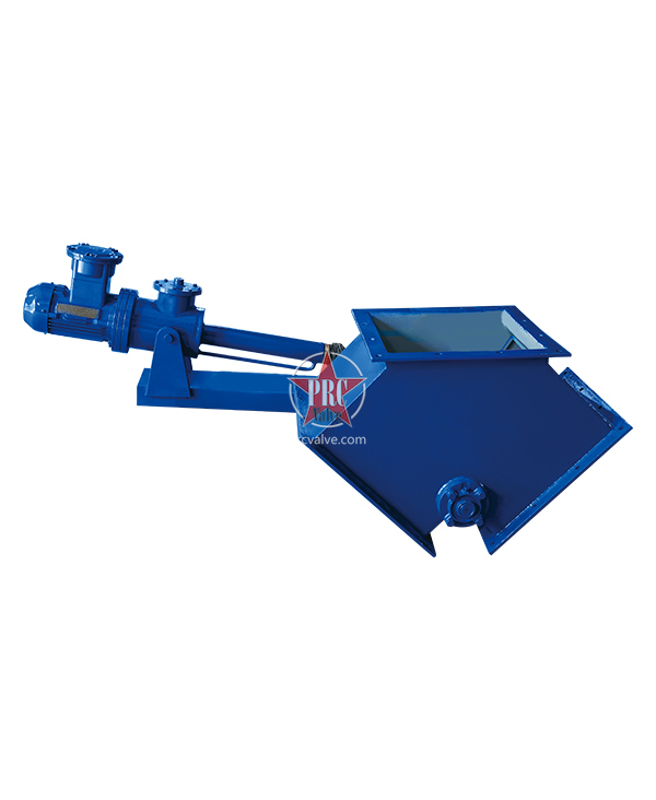 Electric three-way feeding valve