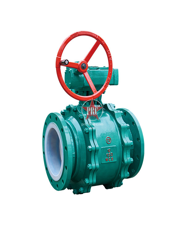 Fluorine lined ball valve