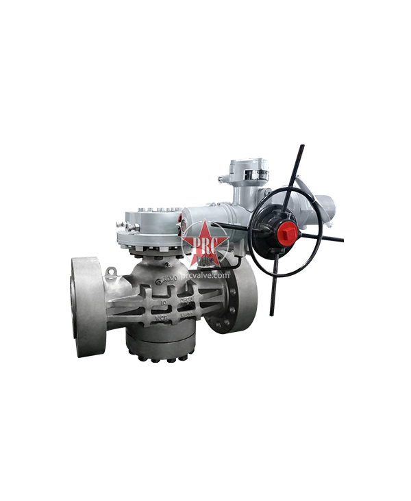Electric plug valve