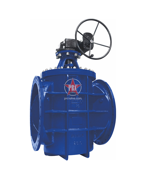 Eccentric plug valve