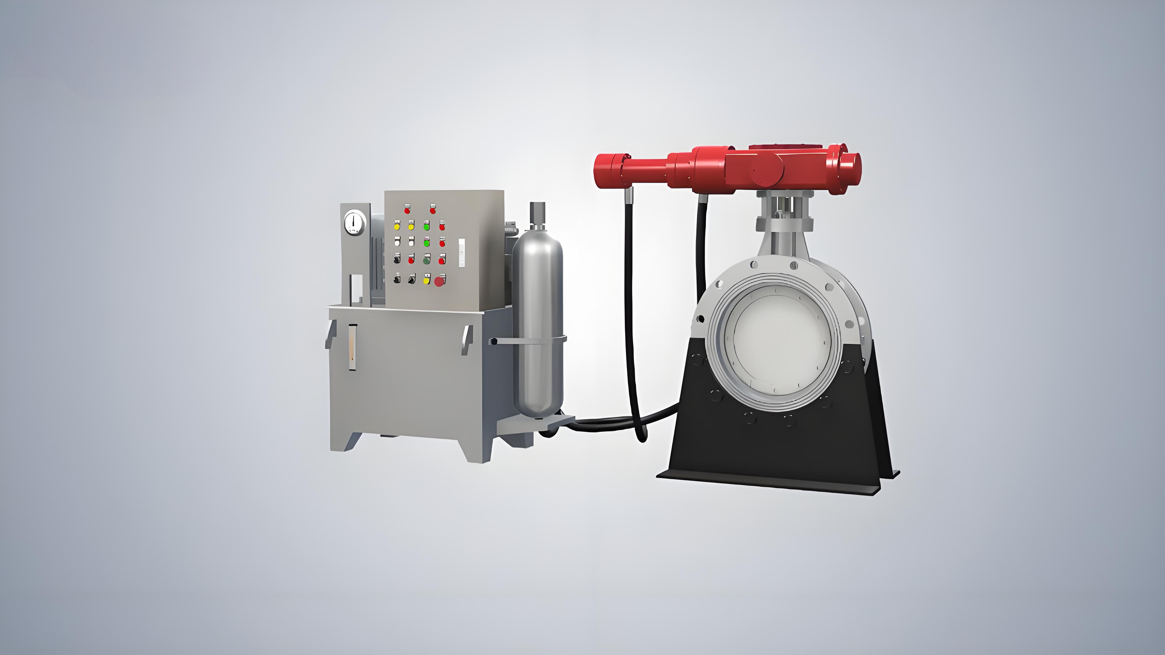 Hydraulic Actuated Quick Closing Butterfly Valve Assembly & Structure | THINKTANK（液动蝶阀）