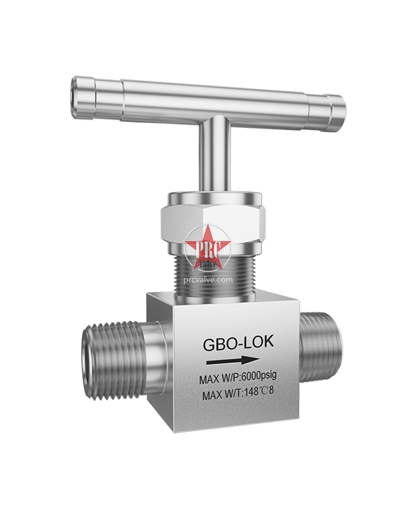 Integral bonnet bar stock needle valve
