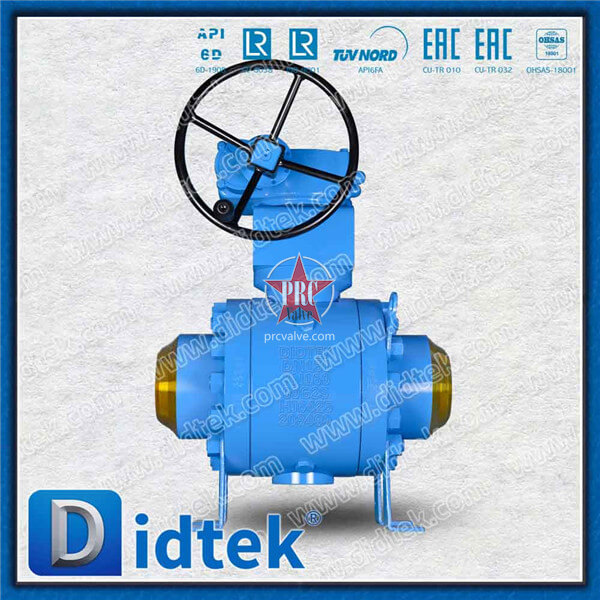 Dn150 Pn160 09g2s Cast Steel Turbine Operation Metal Seat Fixed Ball Valve