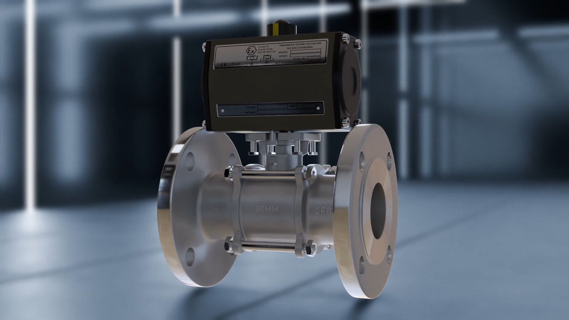 Industrial Ball Valve Animation | 3D Animation (Blender)球阀