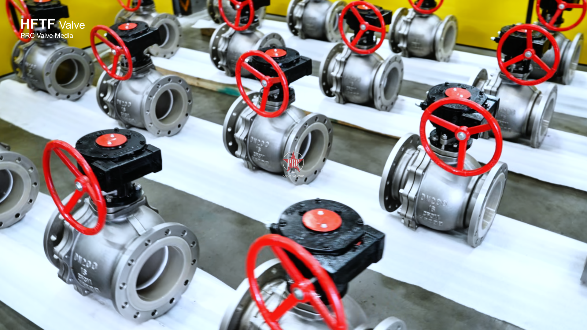 DN200 PN16 Stainless Steel Worm Gear Ball Valve-HFTF