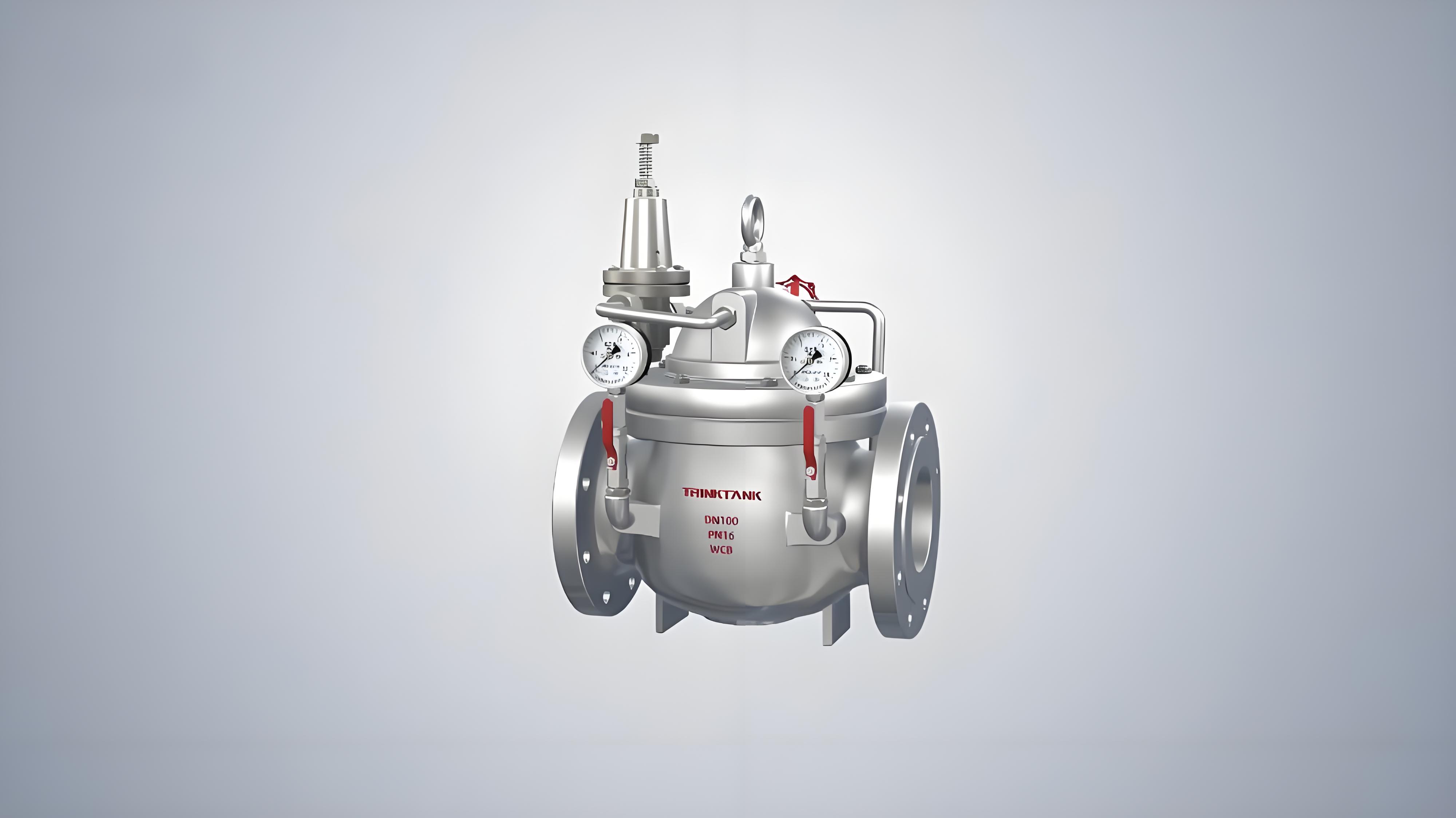 Adjustable Water Pressure Reducing Valve Assembly & Structure | THINKTANK（可调式减压阀）