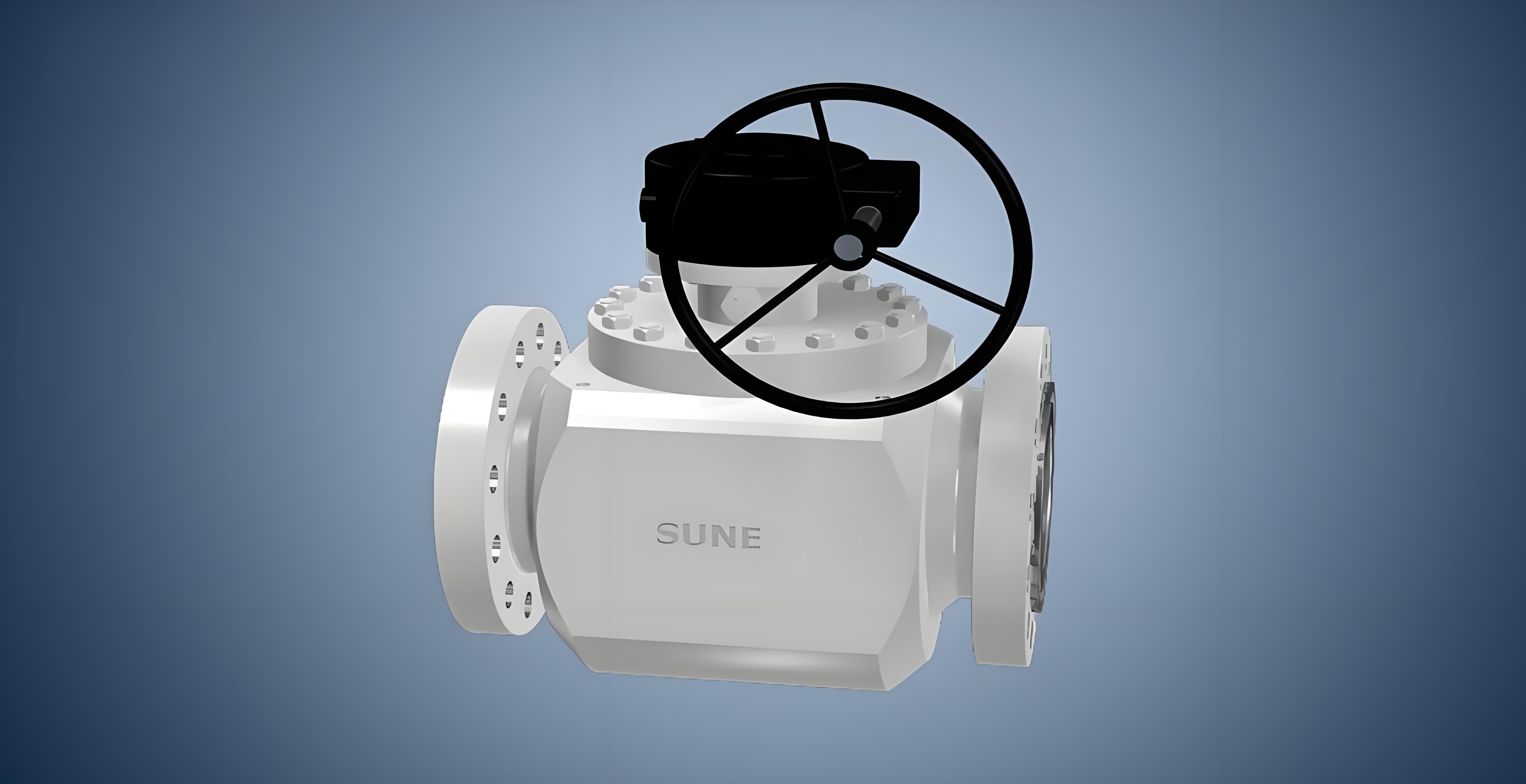 SunE side entry and top entry trunnion mounted ball valve（固定球阀）