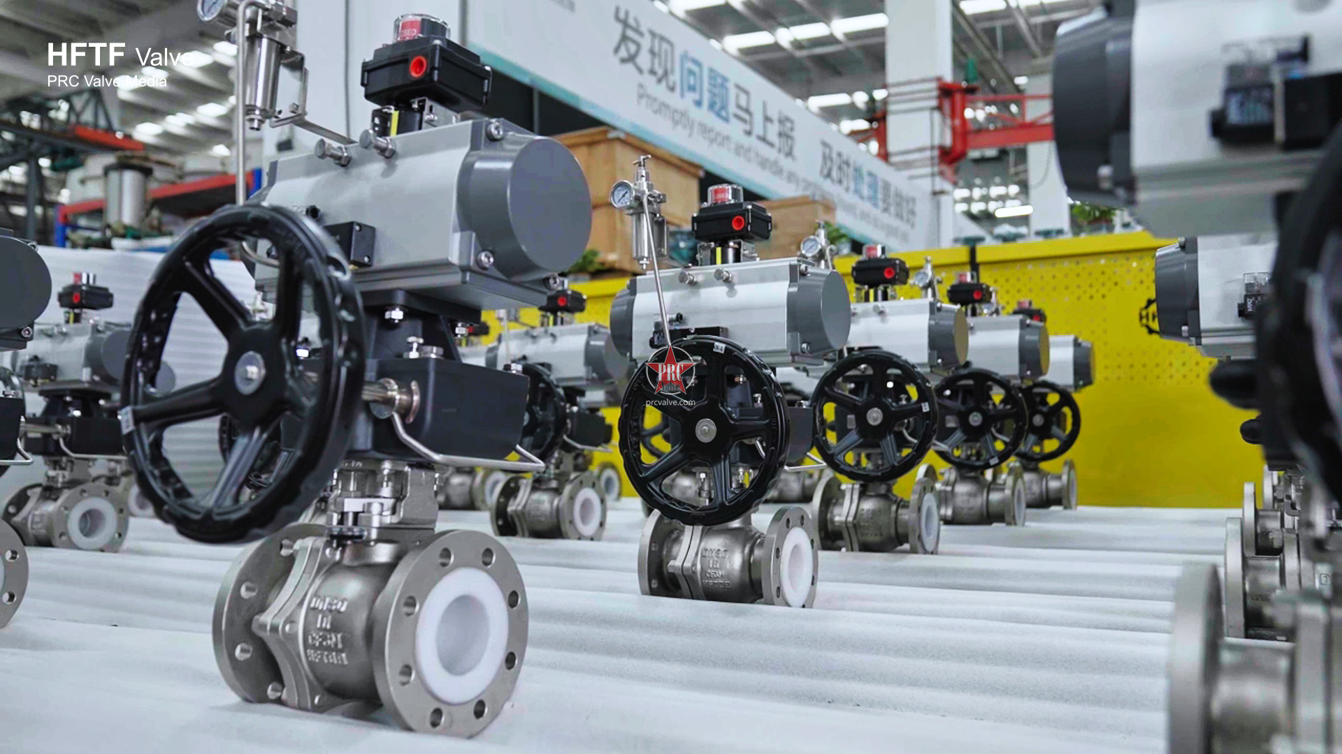 DN80 Pneumatic PTFE-Lined Ball Valve – HongFuTe
