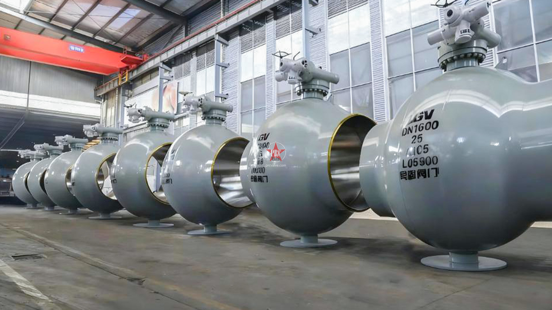 超大口径DN1600全焊接球阀｜良固阀门集团助力西部某重点热力工程建设