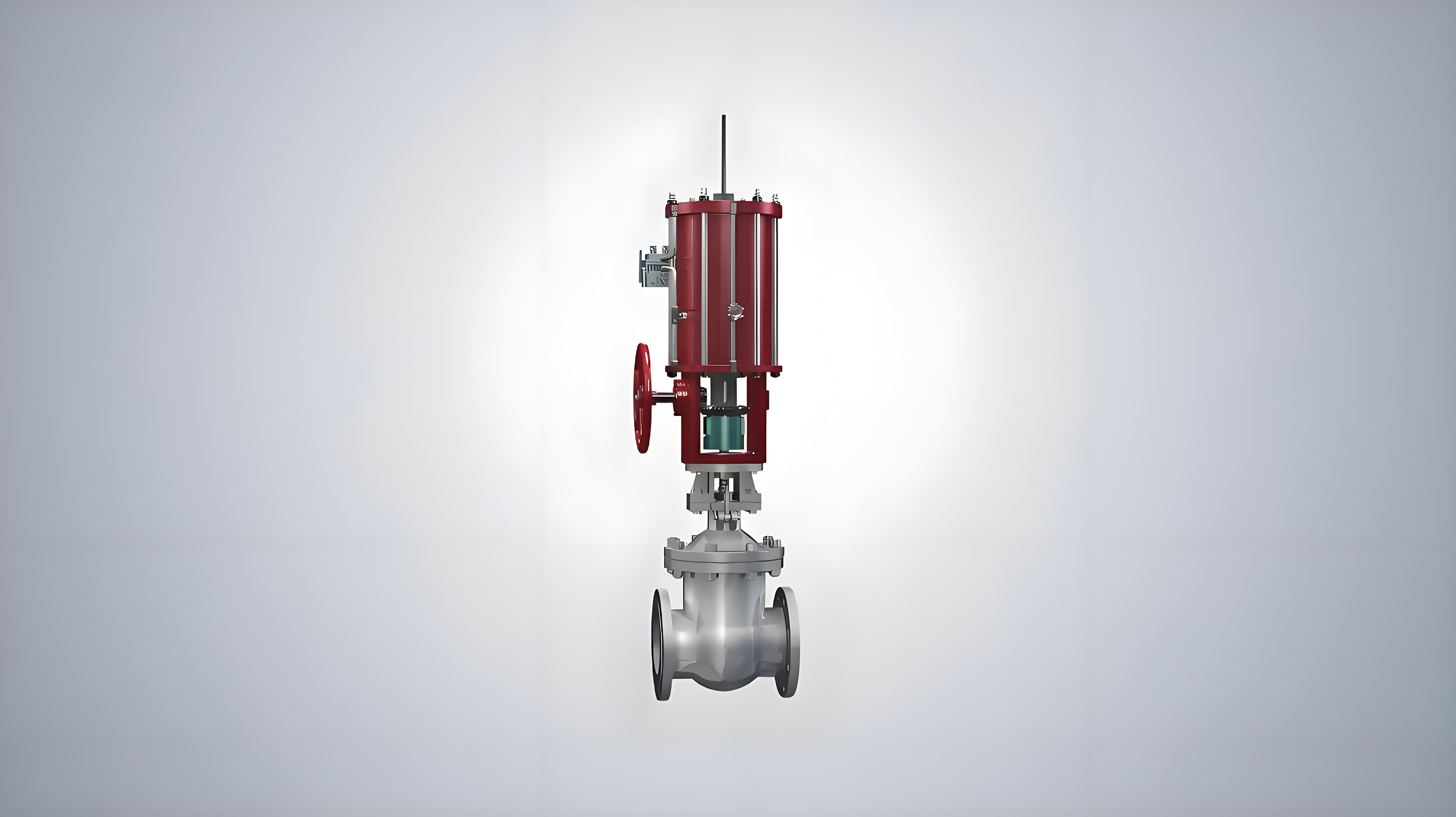 Pneumatic Actuated Wedge Gate Valve Assembly & Structure | THINKTANK（气动楔式闸阀）