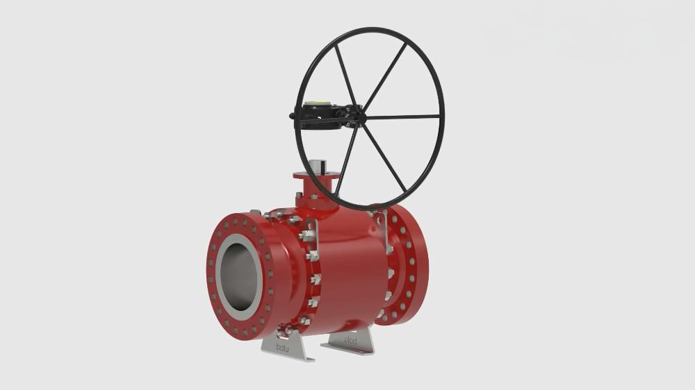 API 6D Trunnion Mounted Ball Valves, 1/2"-24" Class 150-2500, Side-Entry, Batu Valve（侧装式固定球阀）