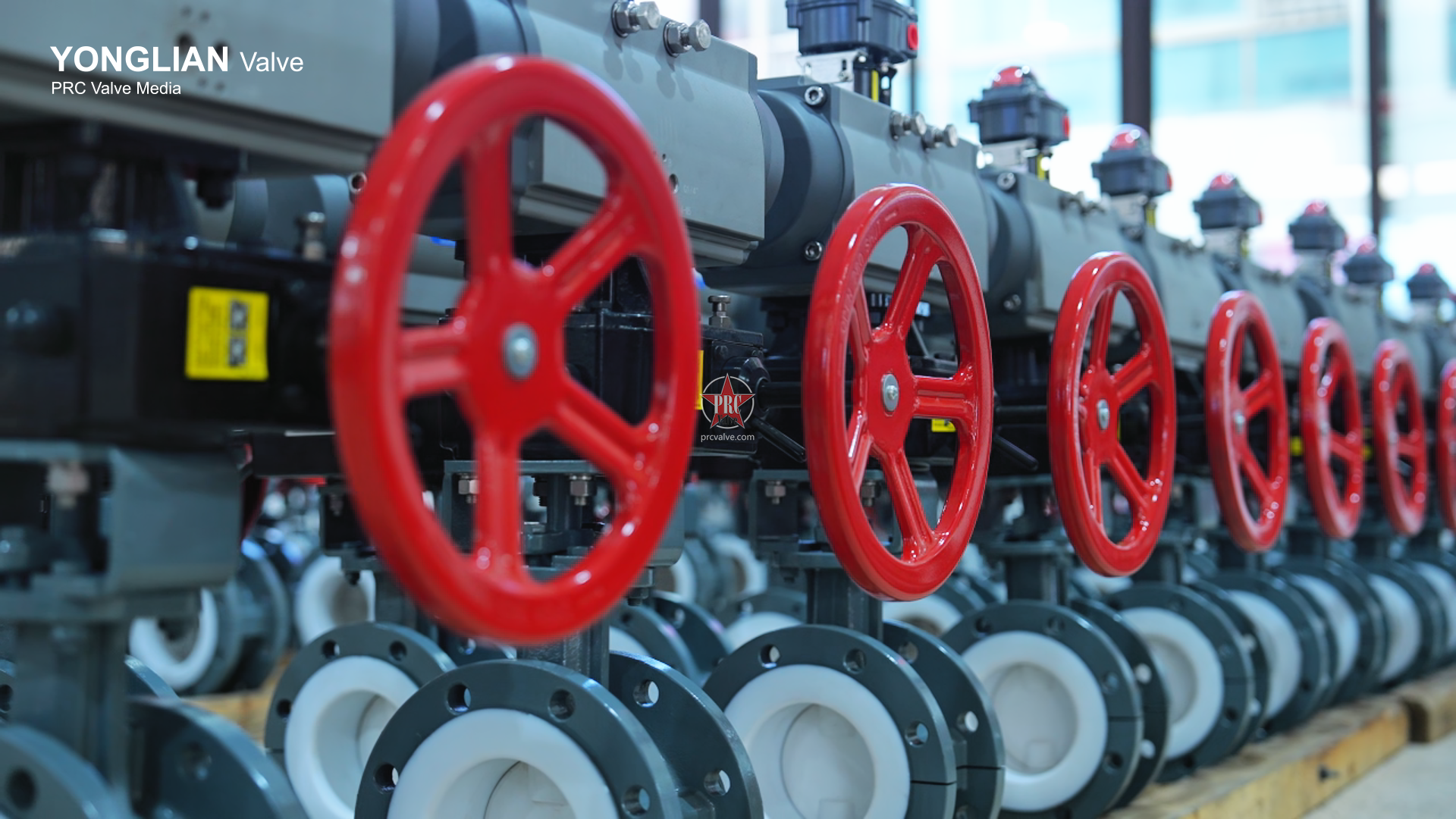 DN125 PN10 Pneumatic Lined Butterfly Valve-YONGLIAN