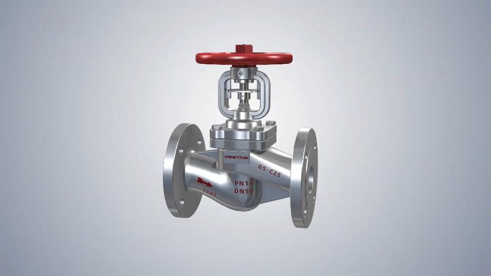 Bellows Sealed Globe Valve Assembly & Structure | THINKTANK（波纹管密封截止阀）