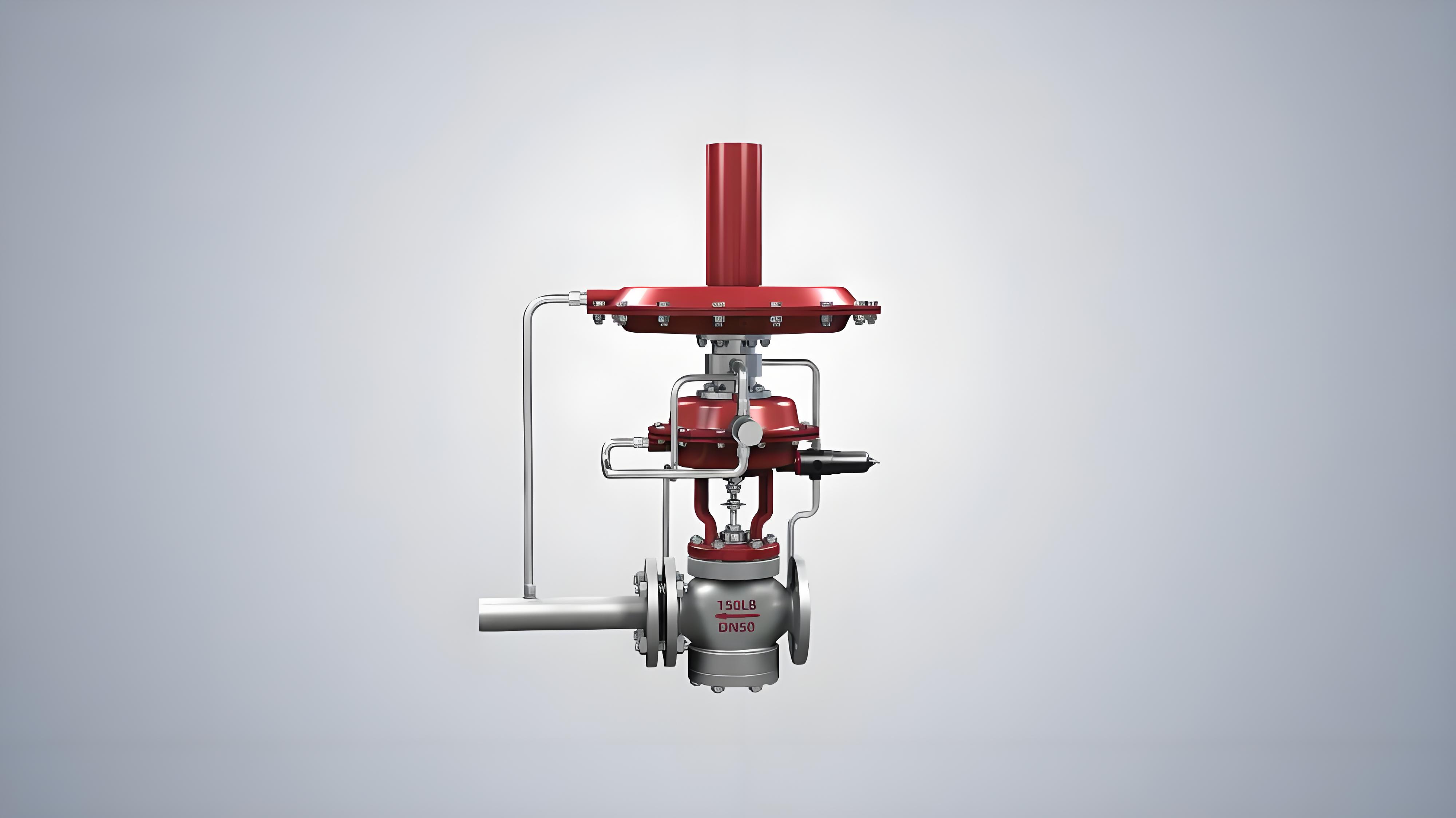 Self Operated Pressure Regulator with Pilot Assembly & Structure | THINKTANK（自力式压力调节阀）