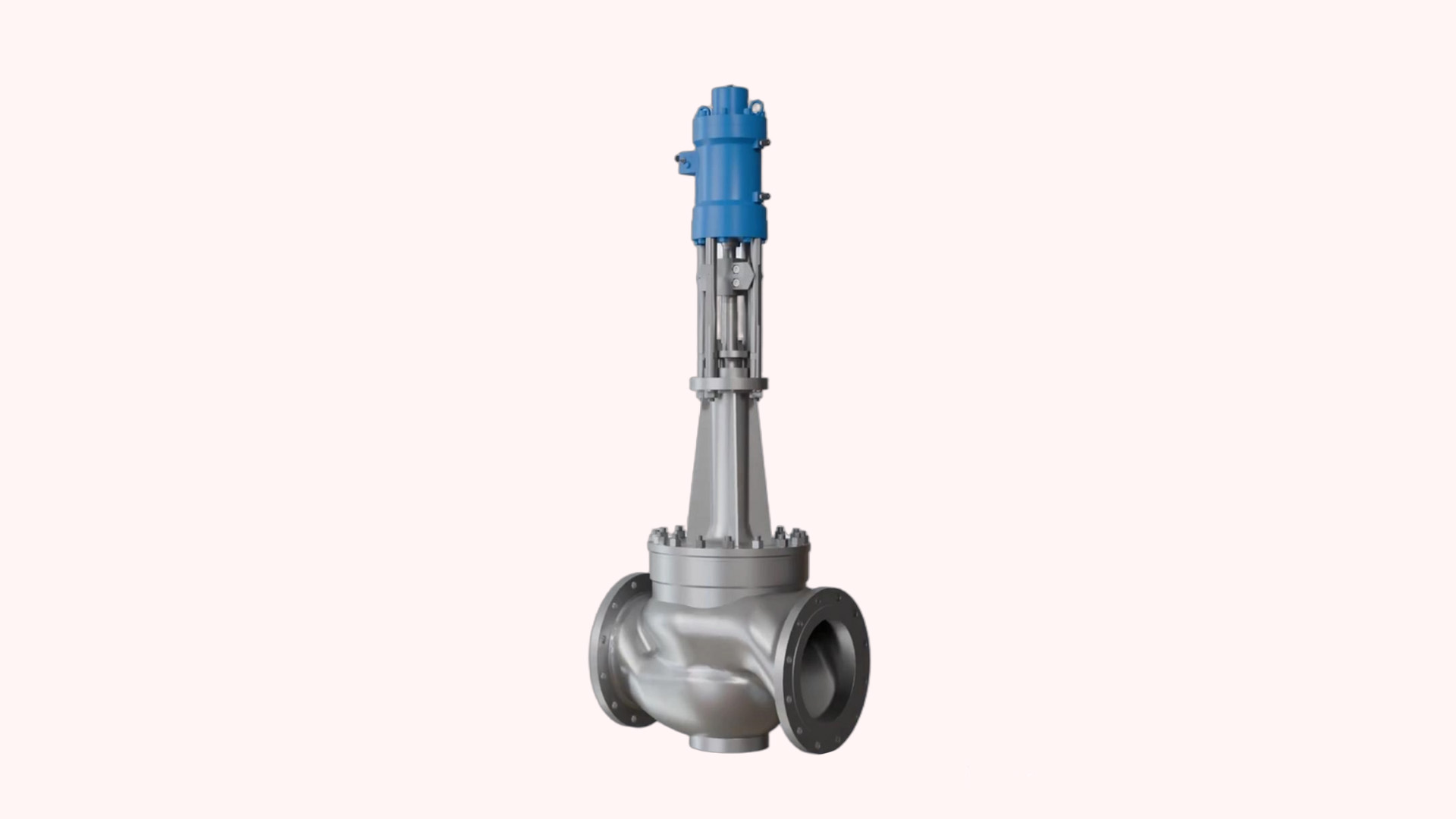 에스앤에스밸브(주) Globe Valve with Hydro Actuator 제품 홍보 동영상（液压截止阀）