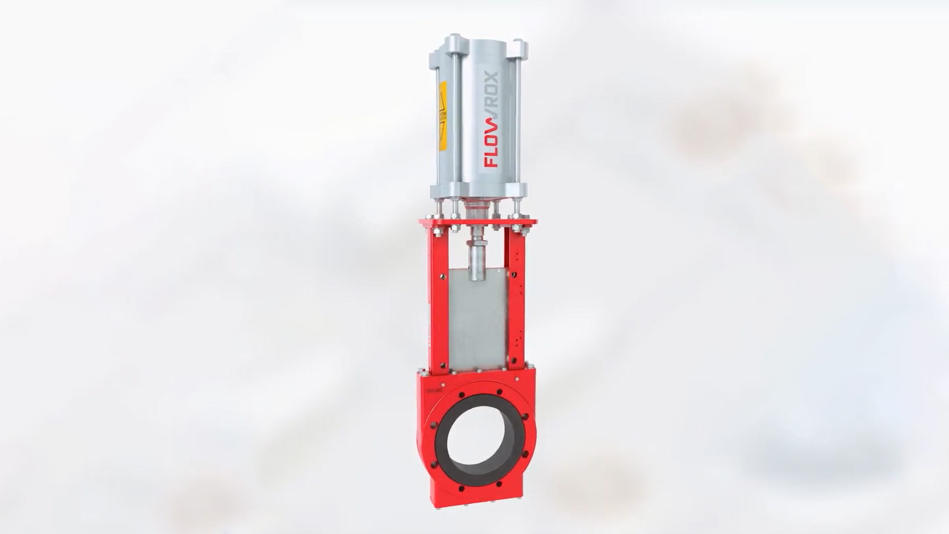 Wafer Knife Gate Pinch Valve for the Toughest Slurries and Abrasive Applications（对夹式刀闸夹管阀）