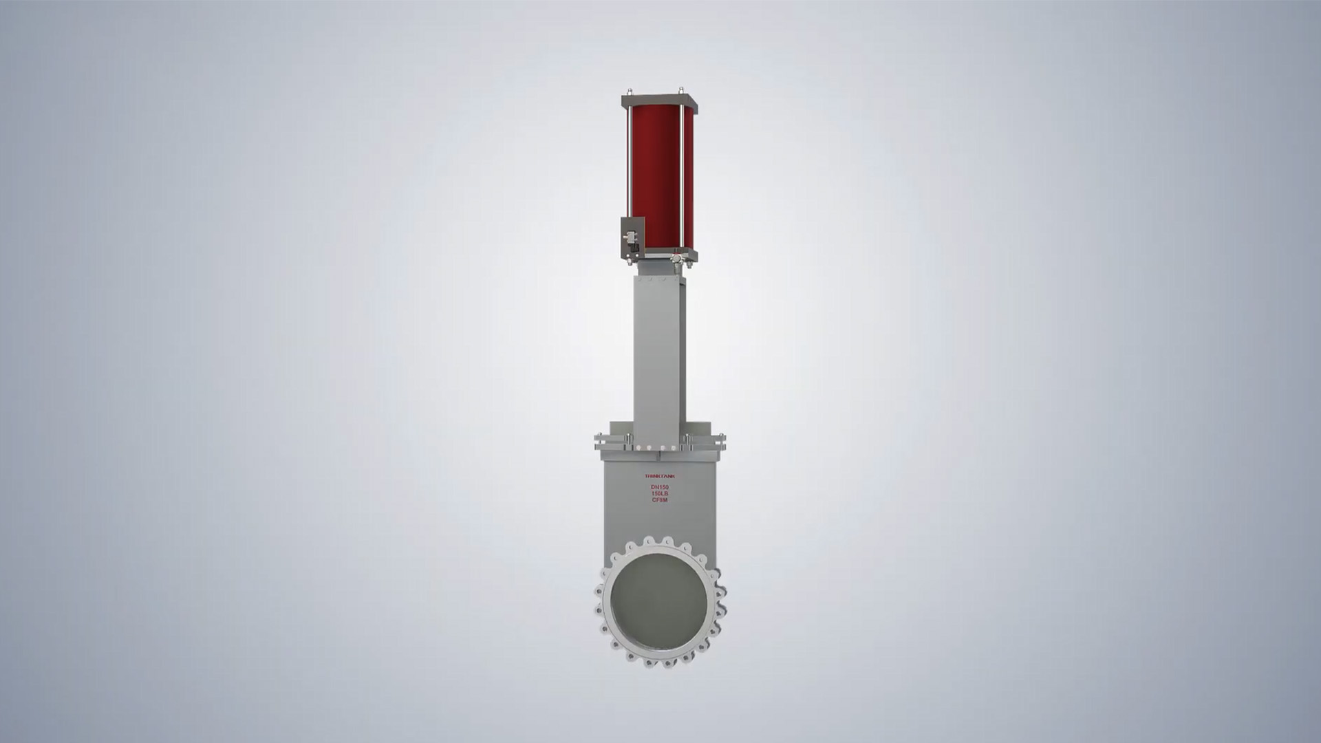 Pneumatic Knife Gate Valves Assembly & Structure | THINKTANK（气动刀闸阀）