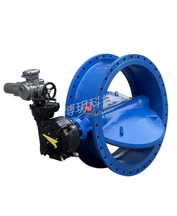 Wind wind complementary electric butterfly valve