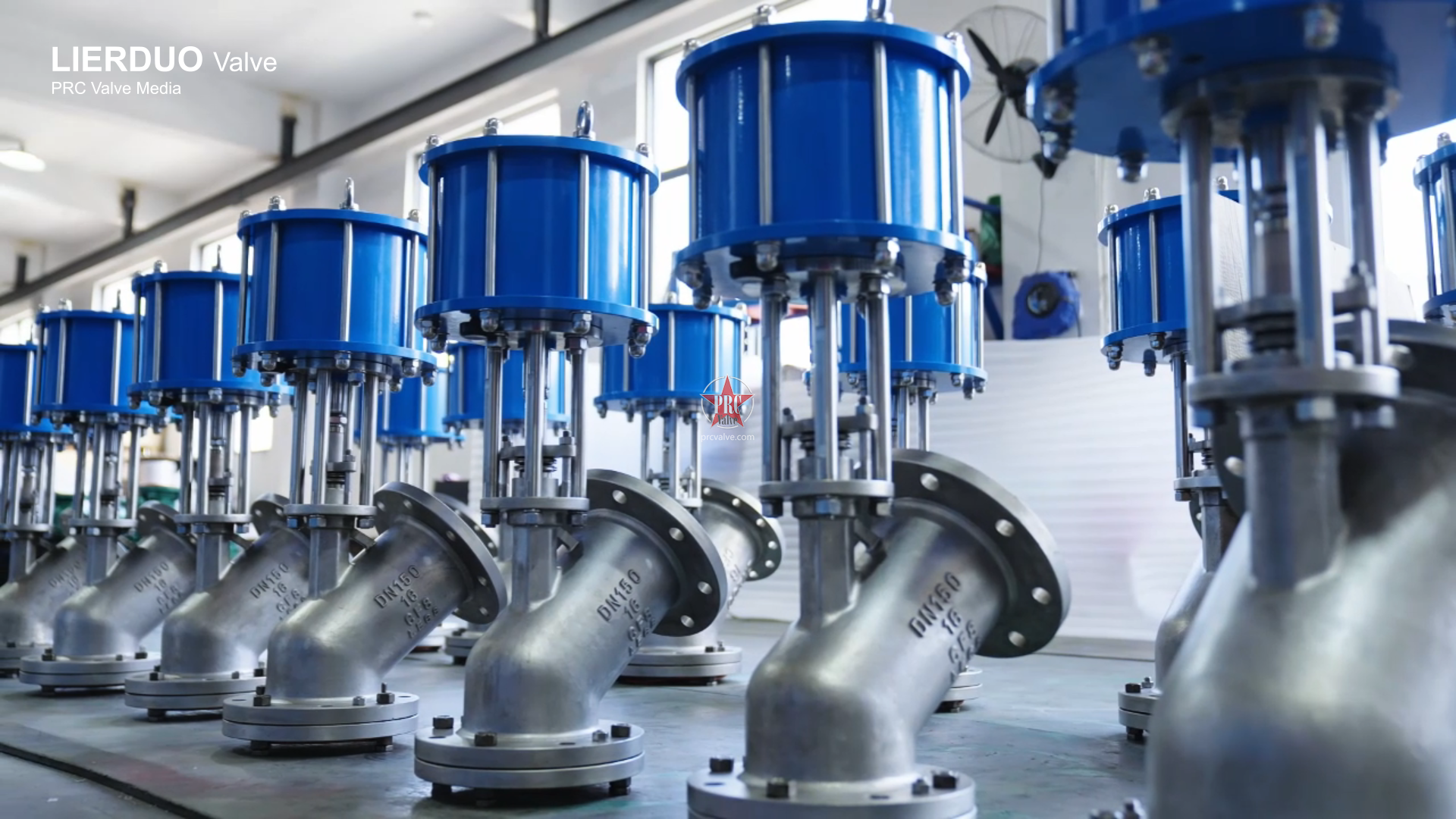 DN150 PN16 Pneumatic PTFE-Lined Top-Entry Discharge Valve – LIERDUO