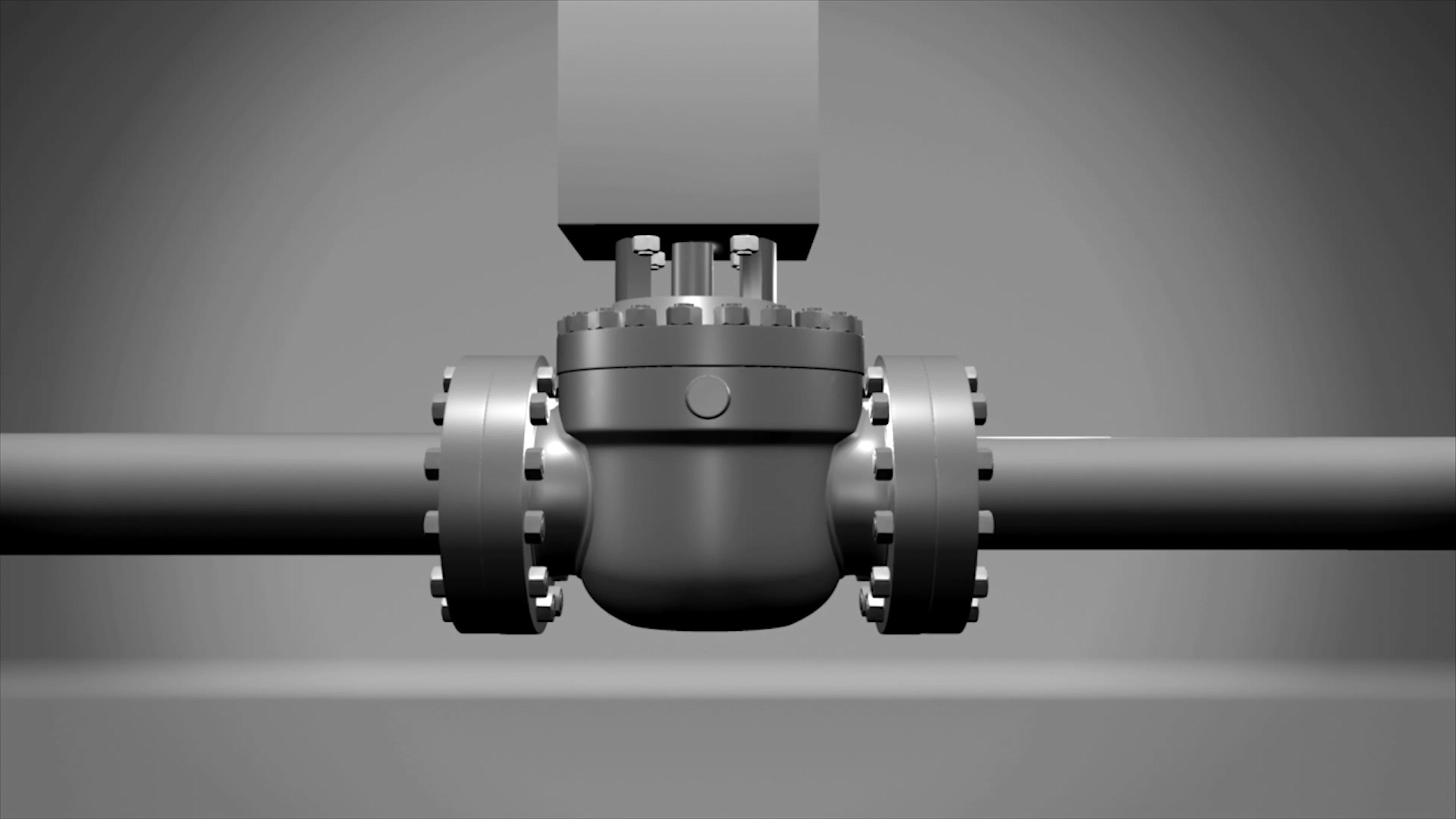 Flow Control Valve Animation for Industrial Valve Company（控制阀）