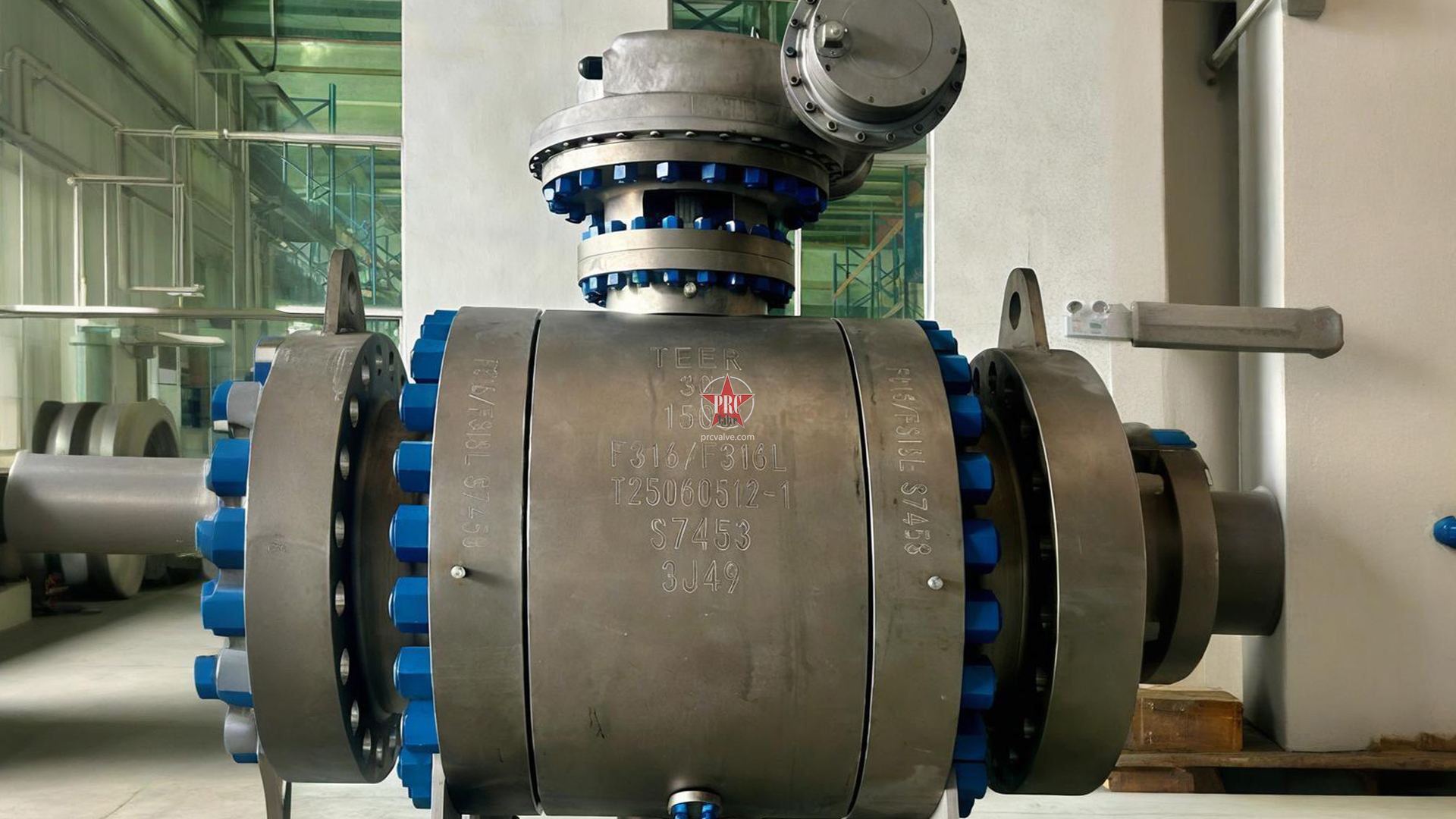 阿泰科携手特尔阀门，实现30寸1500LB高压气球阀一次性验收