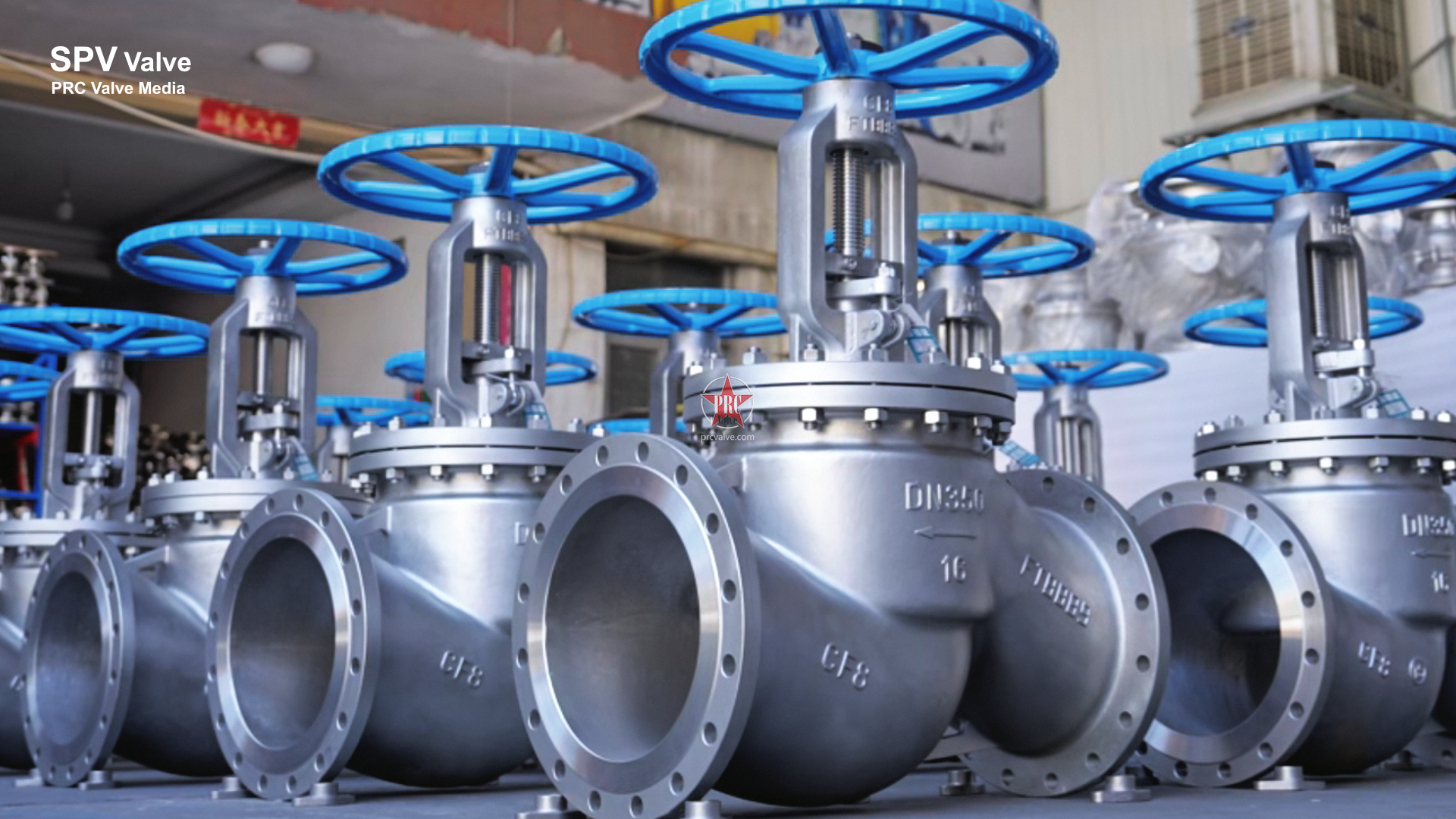 DN350-PN16 304 Stainless Steel Flanged Globe Valve-SPV
